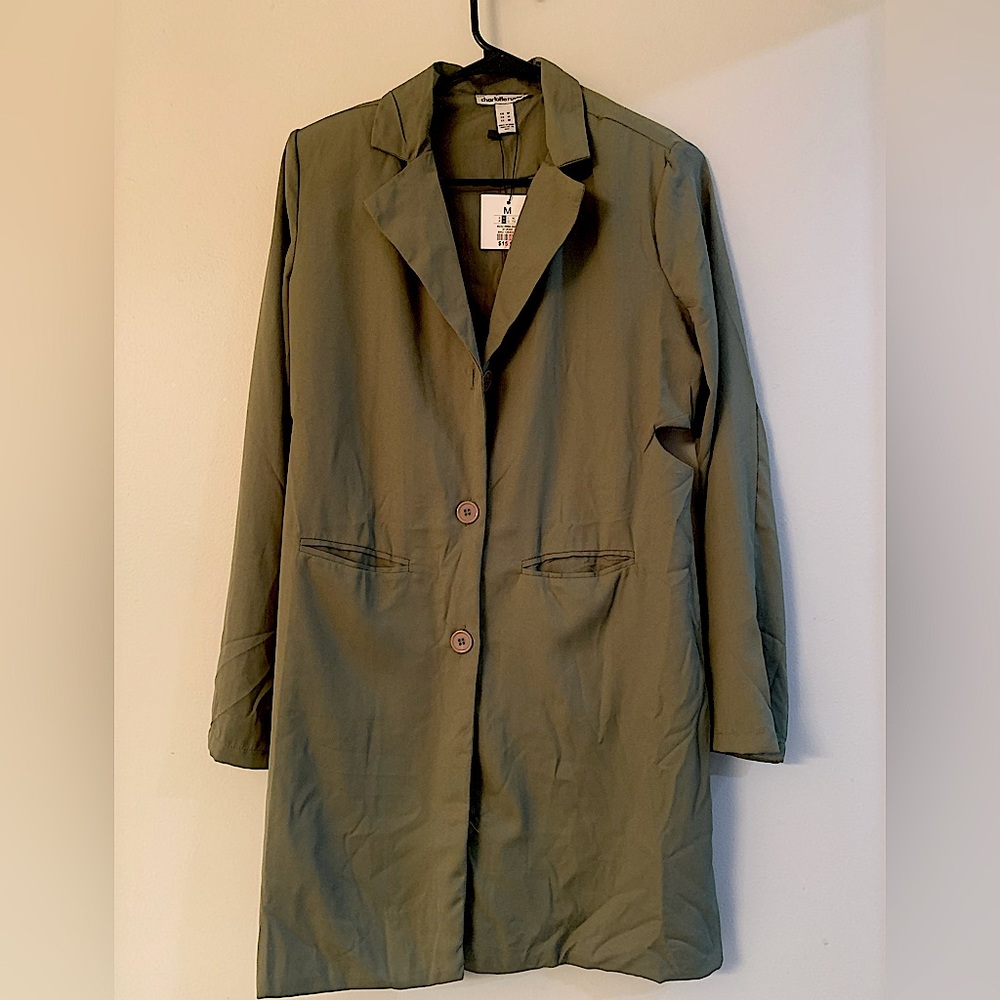 Midi Blazer with side cut outs